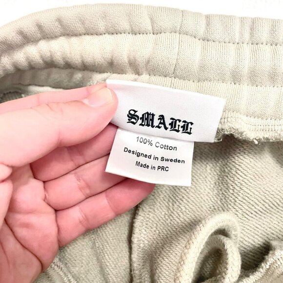 Hidden Cult Lace Up Wynn Lace Up Sweatpants Taupe Size S - Picture 6 of 7